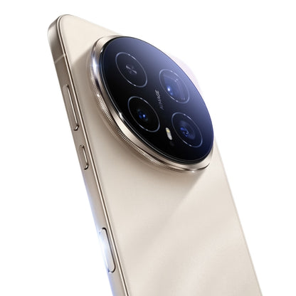 Close-up of a smartphone with a camera module on a white background