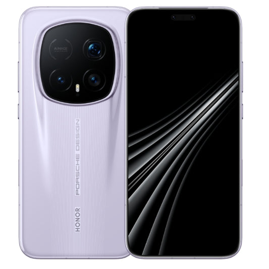 Smartphone with 'Honor' branding on a white background