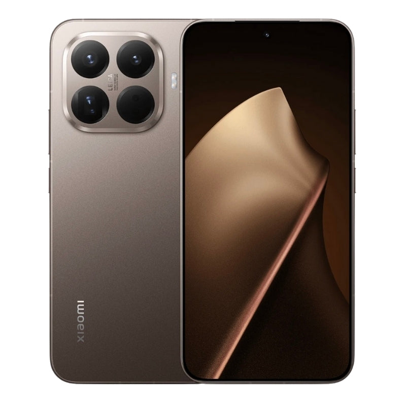 Xiaomi smartphone showing back and front views on a white background