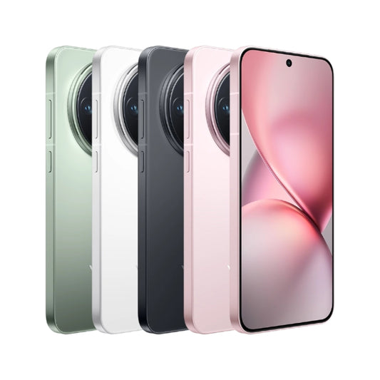 Assortment of Vivo x200 pro mini smartphones side by side on a white background