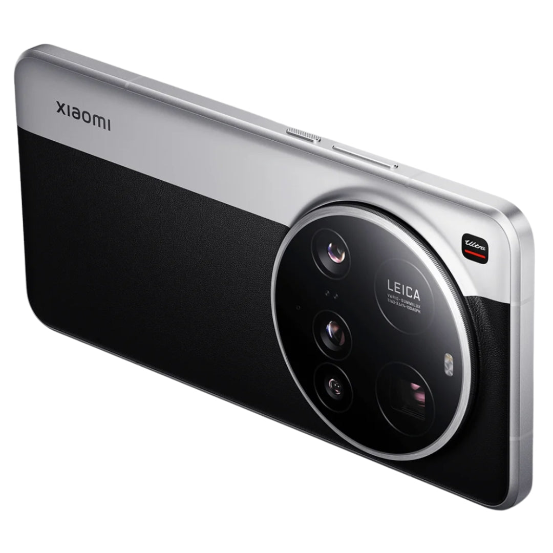 leica silver Xiaomi 15 ultra smartphone on a white background