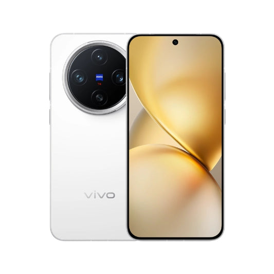 White Vivo x200 pro mini smartphone on a white background